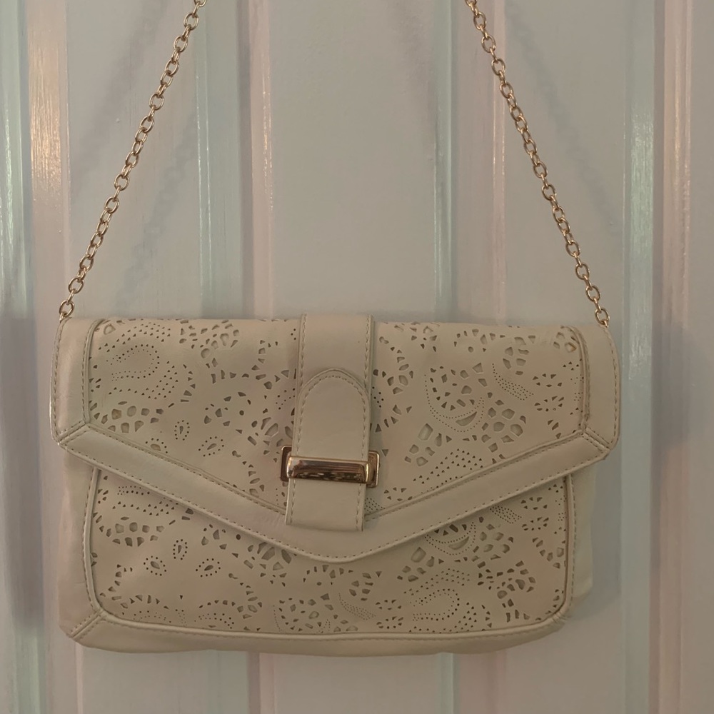 White Aldo Clutch